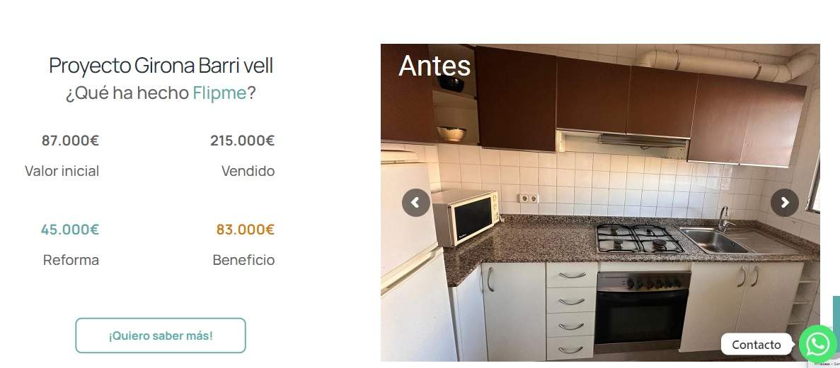 Proyecto antes de la reforma Proyecto antes de la reforma