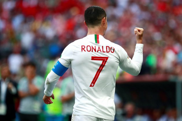 Cristiano Ronaldo celebracio gol Portugal Marroc Mundial EFE
