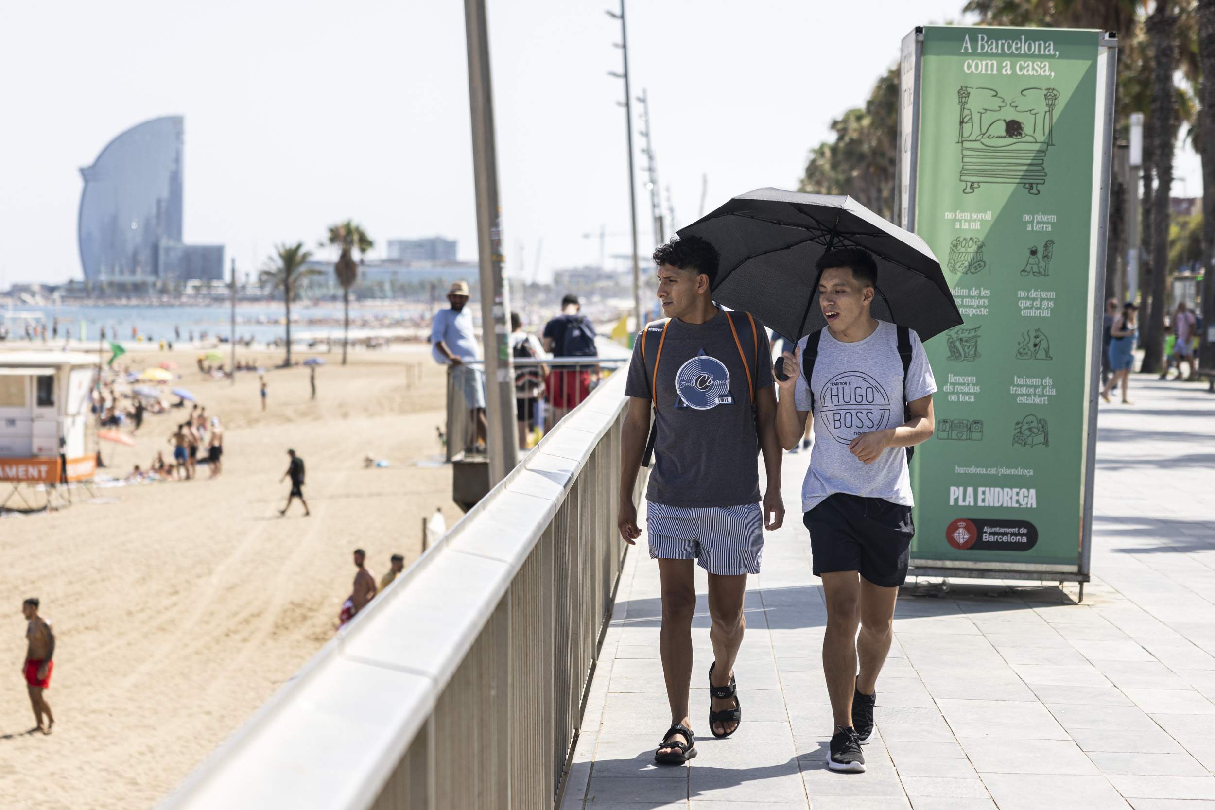 Què passaria si Barcelona arriba als 50 graus de temperatura? L’Ajuntament prepara un simulacre