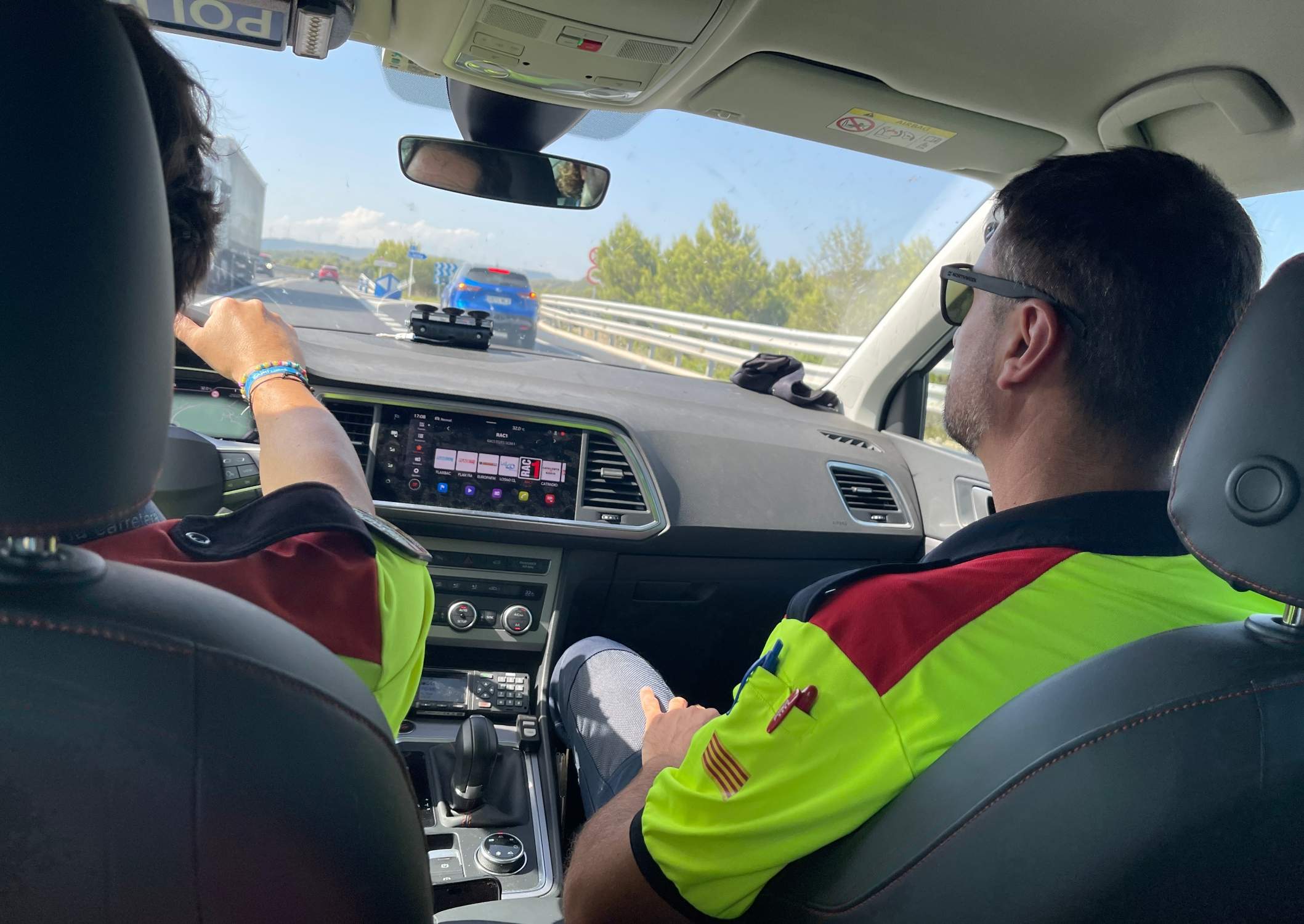Más de 1.100 fotos de radar en una tarde en el macrodispositivo de controles de los Mossos por toda Catalunya