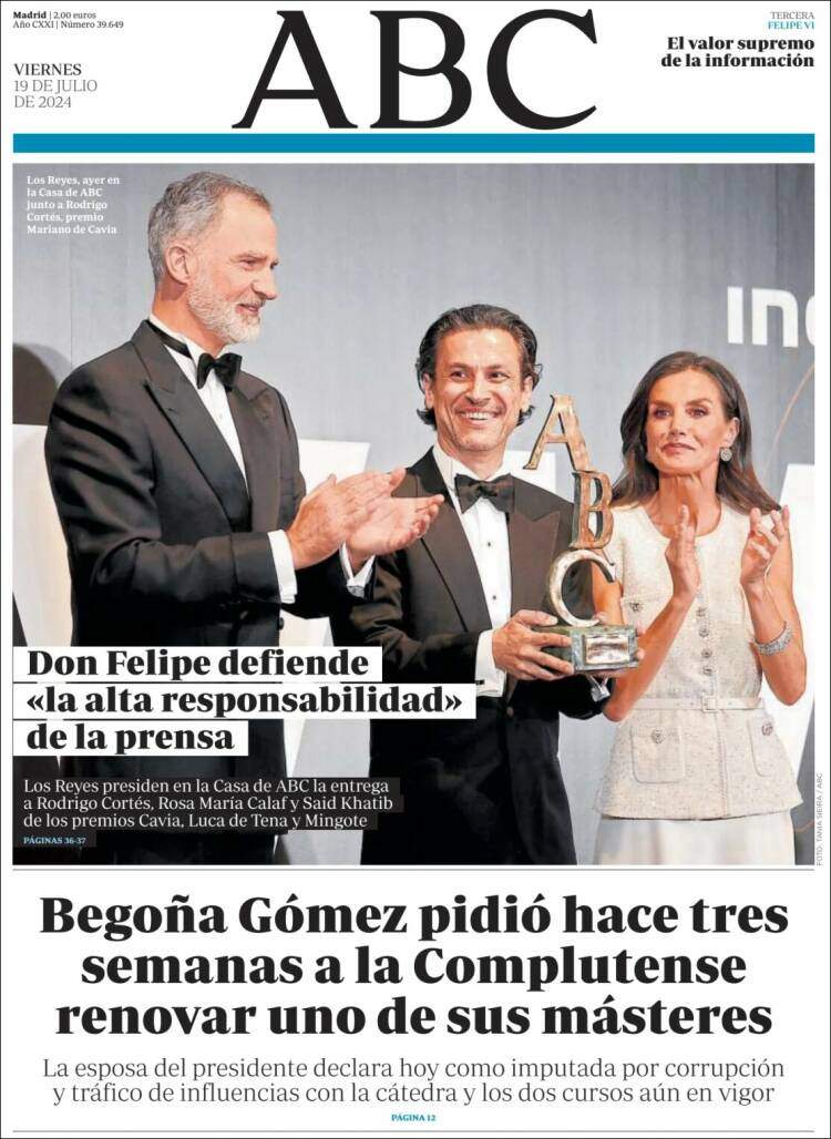 Portada 'ABC' Portada 'ABC'
