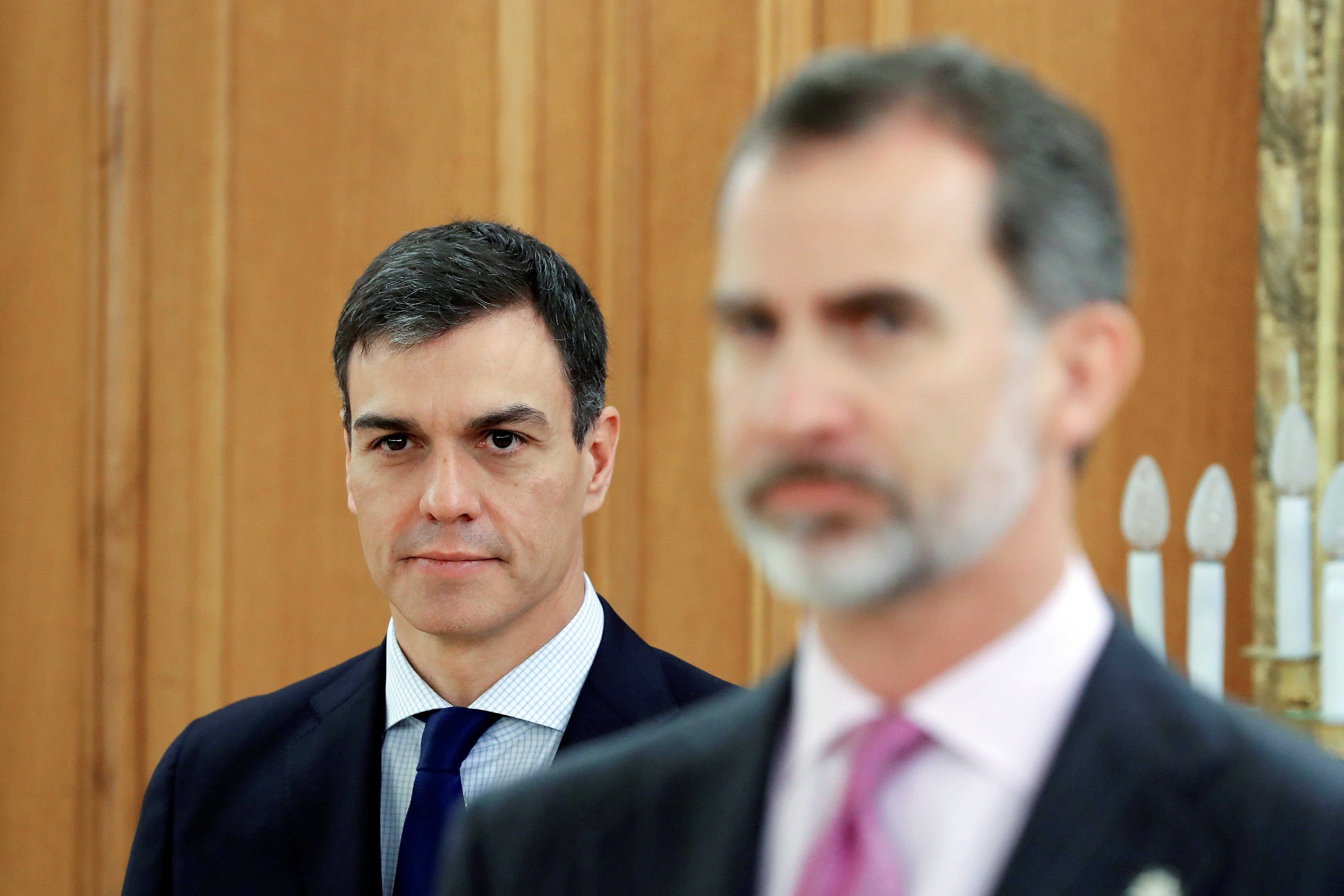 Sánchez descarta una reunión entre el Rey y Torra