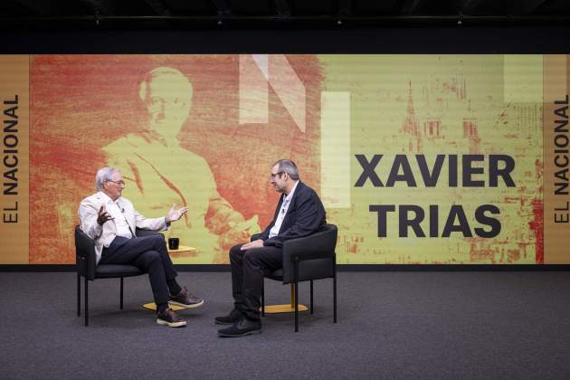 20240719 Entrevista a Xavier Trias al plató d'El Nacional / Foto: Montse Giralt