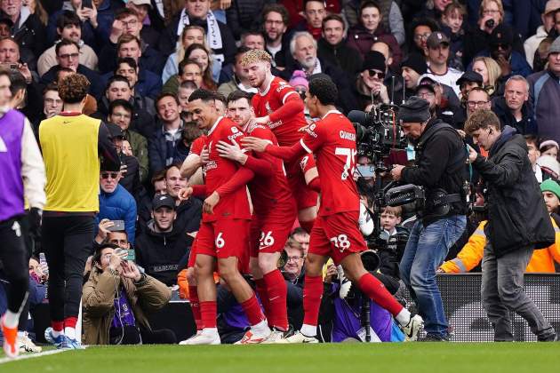 Gol Alexander Arnold / Foto: Europa Press Gol Alexander Arnold / Foto: Europa Press