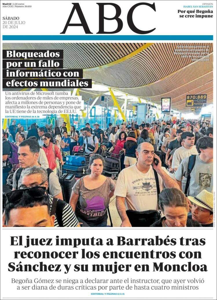 Portada 'ABC' Portada 'ABC'