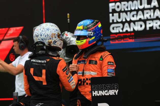 Lando Norris Oscar Piastri Hungría Lando Norris Oscar Piastri Hungría
