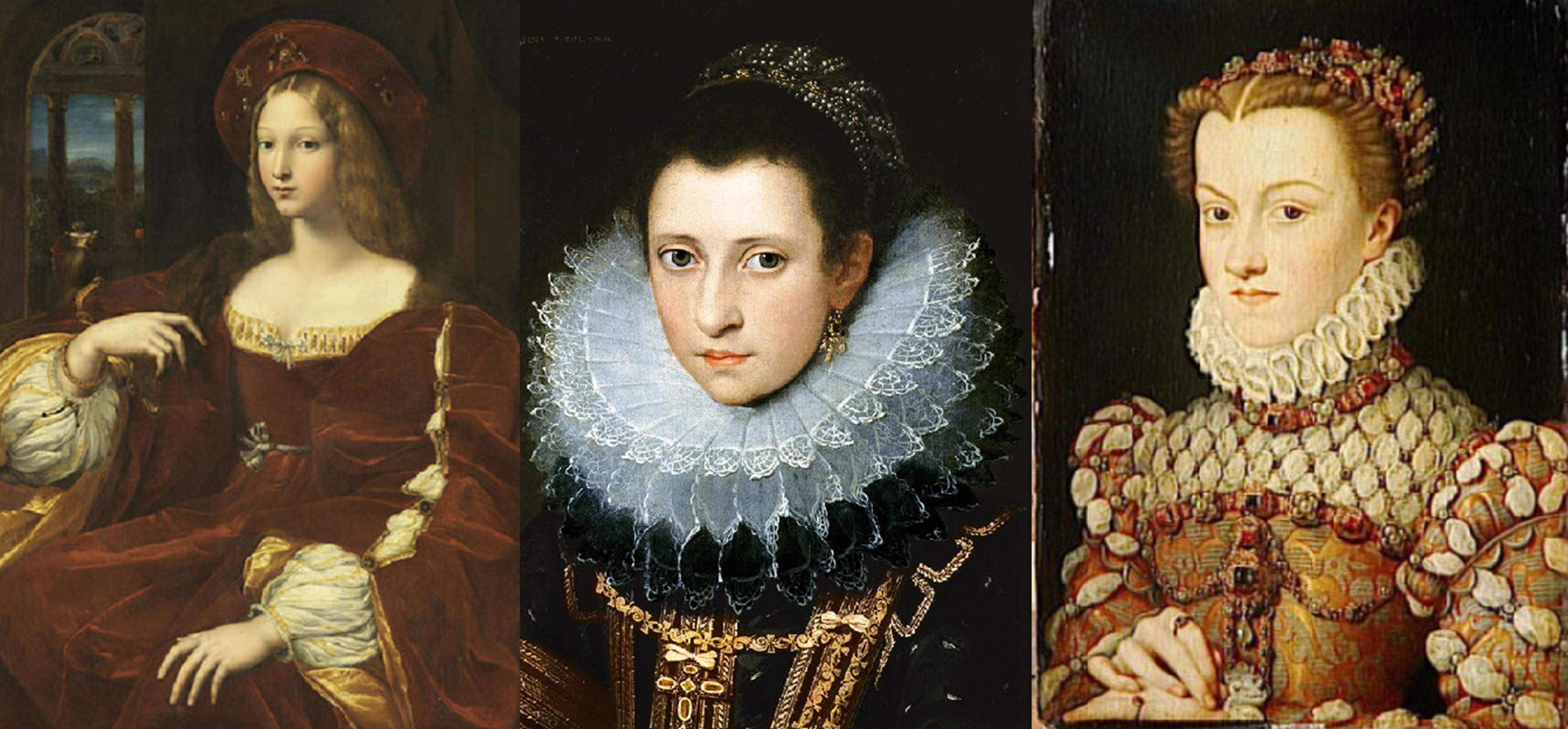 Joana de Aragón Nicolau, Anna Bolena y Caterina de Médici. Fuente Museo del Louvre y The National Portarit Gallery Joana de Aragón Nicolau, Anna Bolena y Caterina de Médici. Fuente Museo del Louvre y The National Portarit Gallery