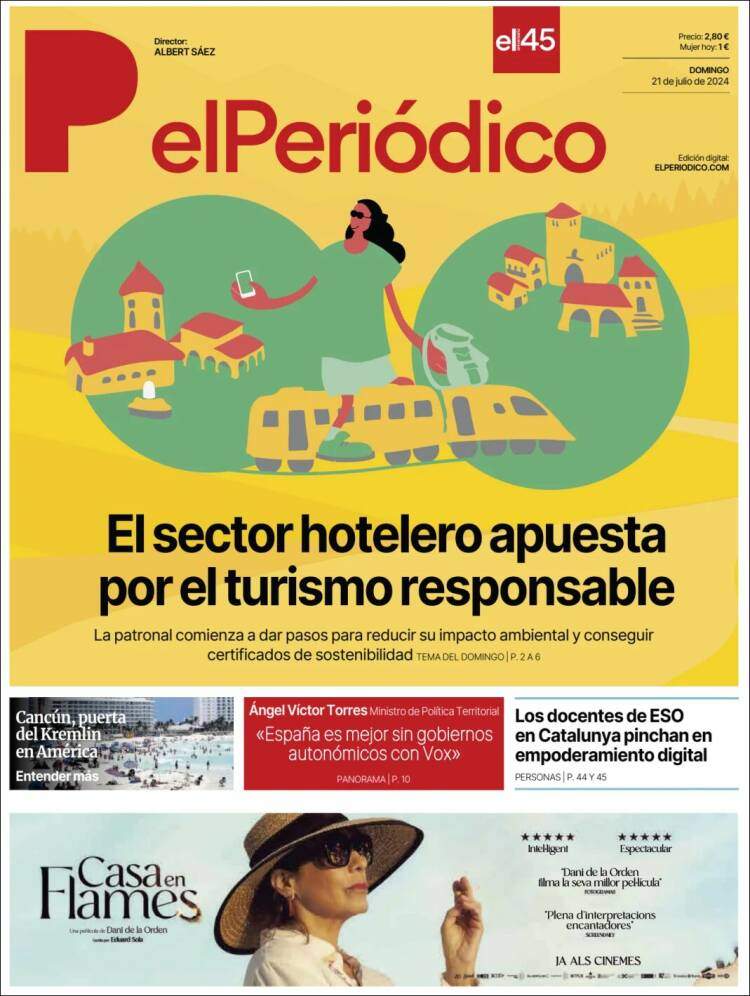Portada 'El Periódico'