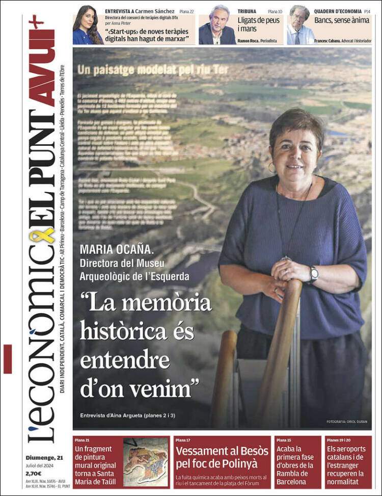 Portada 'El Punt Avui'