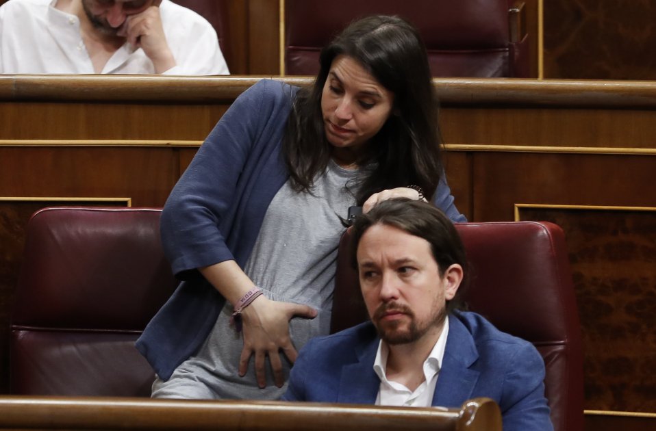 Pablo Iglesias e Irene Montero embaras GTRES