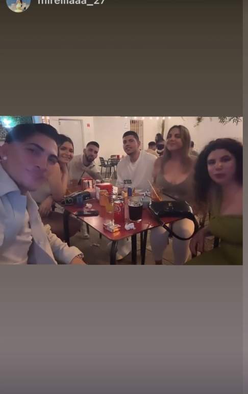 Xavier y Carla de fiesta para|por Barcelona, Instagram de una amiga