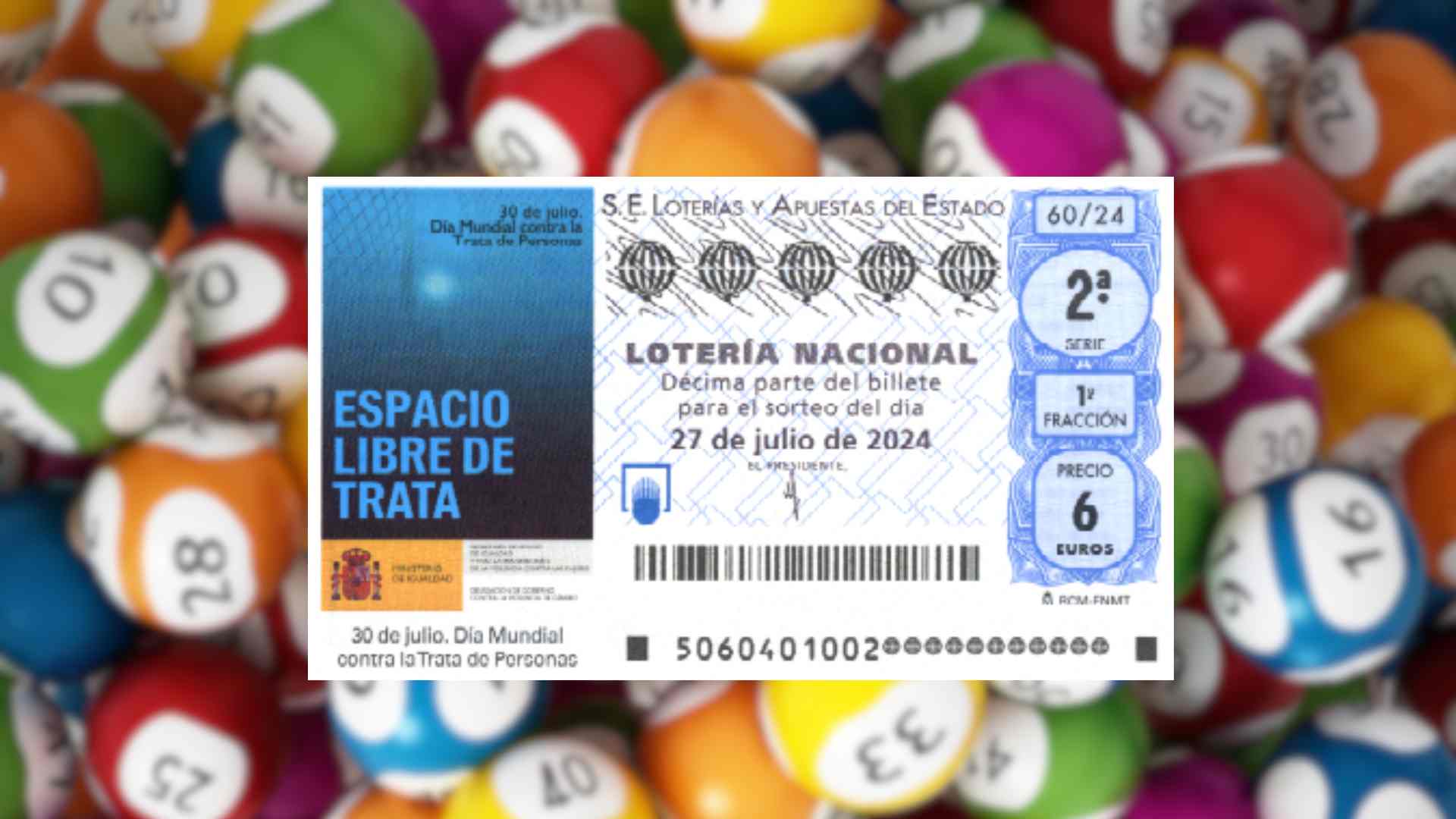 Comprobar Lotería Nacional de hoy: resultados y premios del sábado 27 de julio de 2024