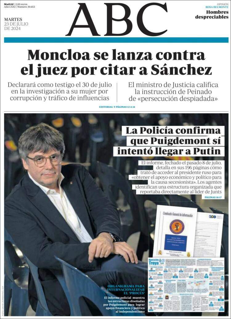 Portada 'ABC' Portada 'ABC'