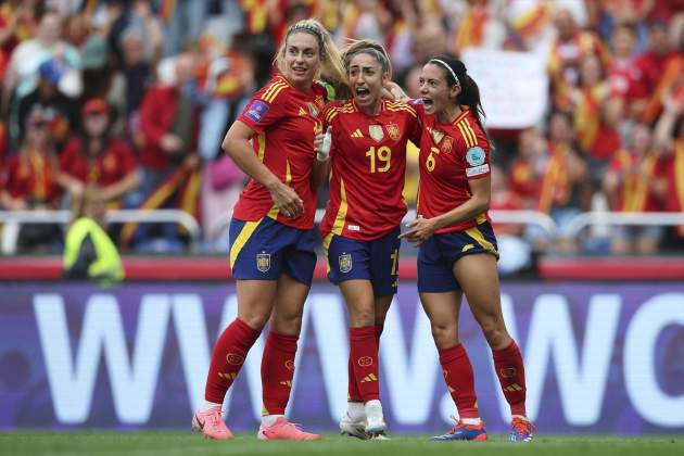 EuropaPress 6092805 alexia putellas olga carmona aitana bonmati celebran 1 0 belgica EuropaPress 6092805 alexia putellas olga carmona aitana bonmati celebran 1 0 belgica