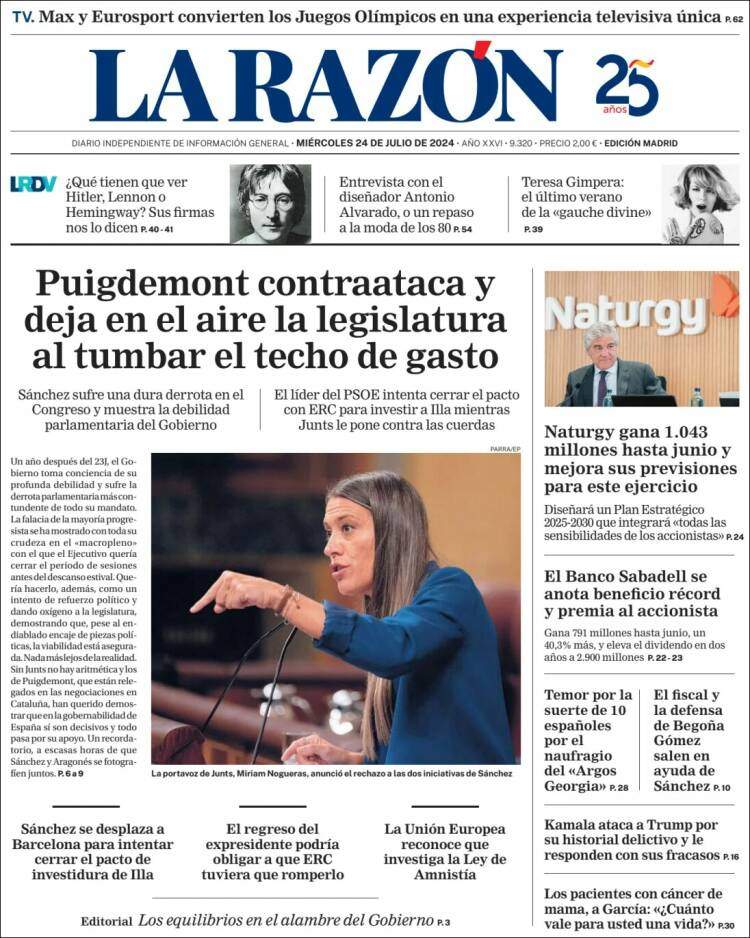 'La Razón' 24 'La Razón' 24