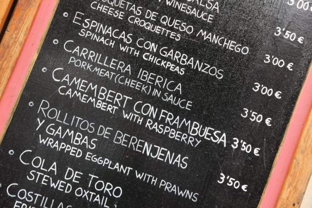 Cartas de precios