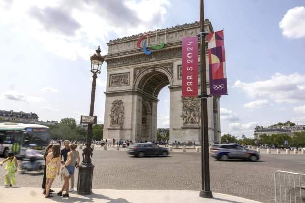 Las calles de París, preparados para los Juegos Olímpicos / Foto: EFE Las calles de París, preparados para los Juegos Olímpicos / Foto: EFE