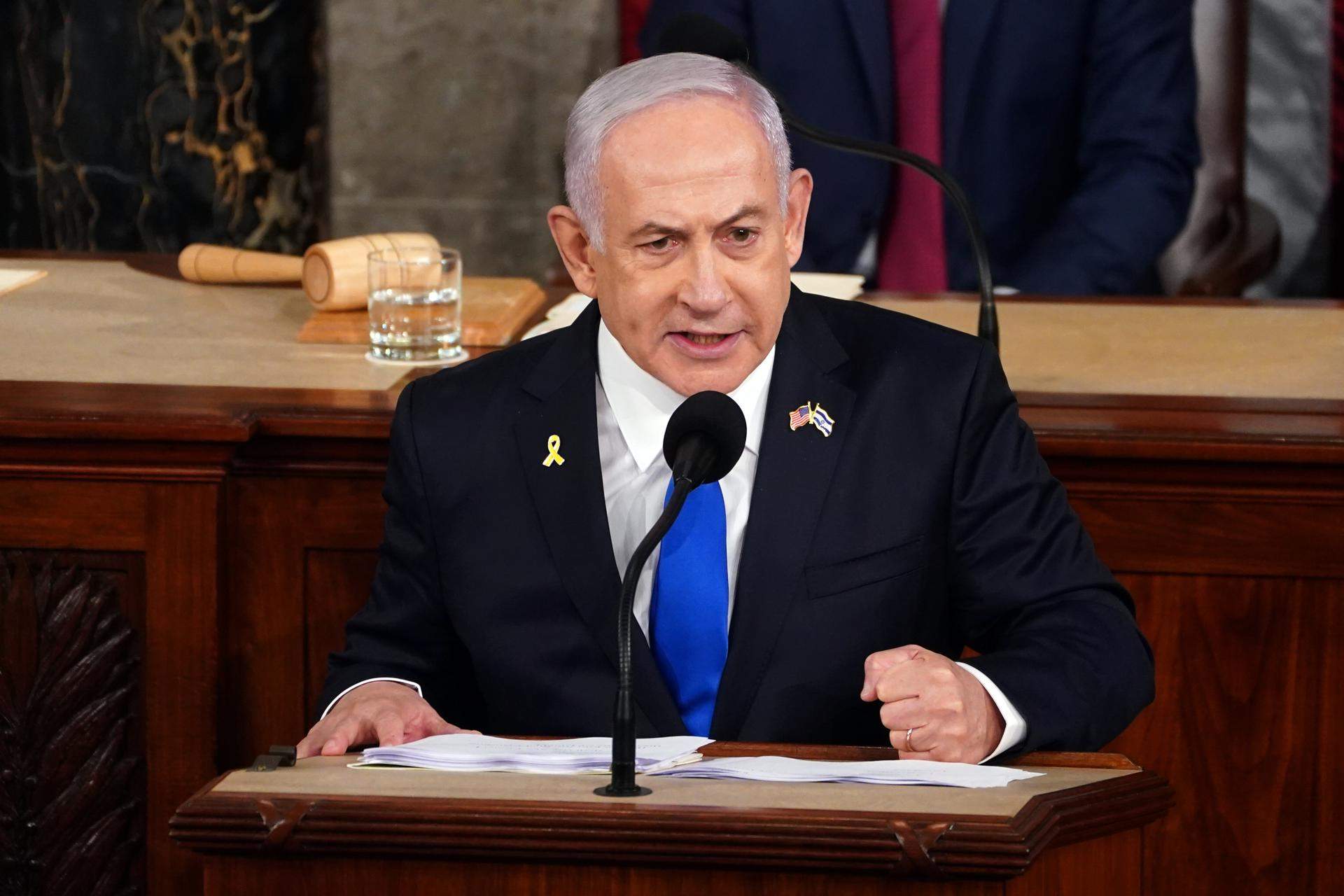 Netanyahu reclama més suport i armes al Congrés dels Estats Units per la guerra de Gaza