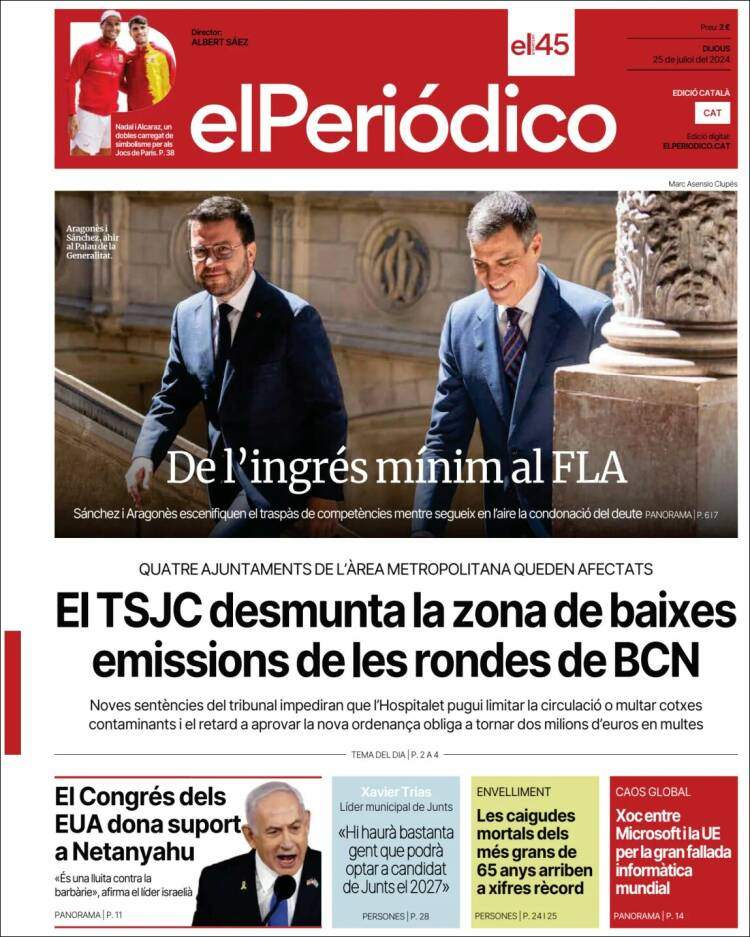 'El Periódico' 25 CAT 'El Periódico' 25 CAT
