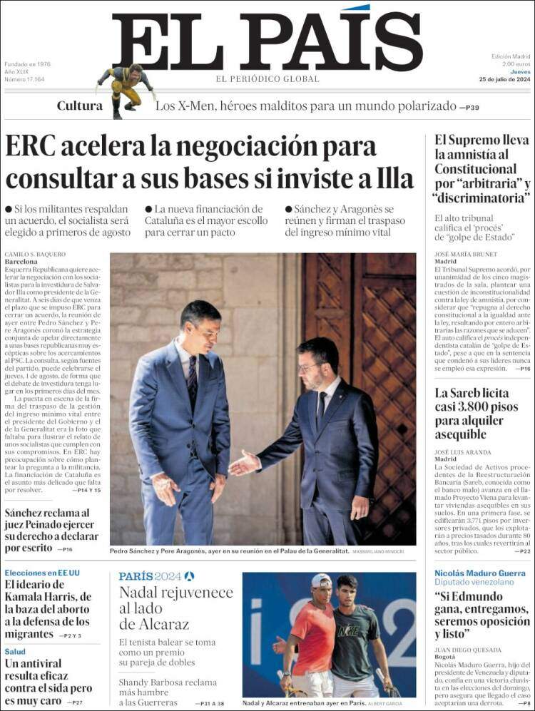 'El País' 25 'El País' 25