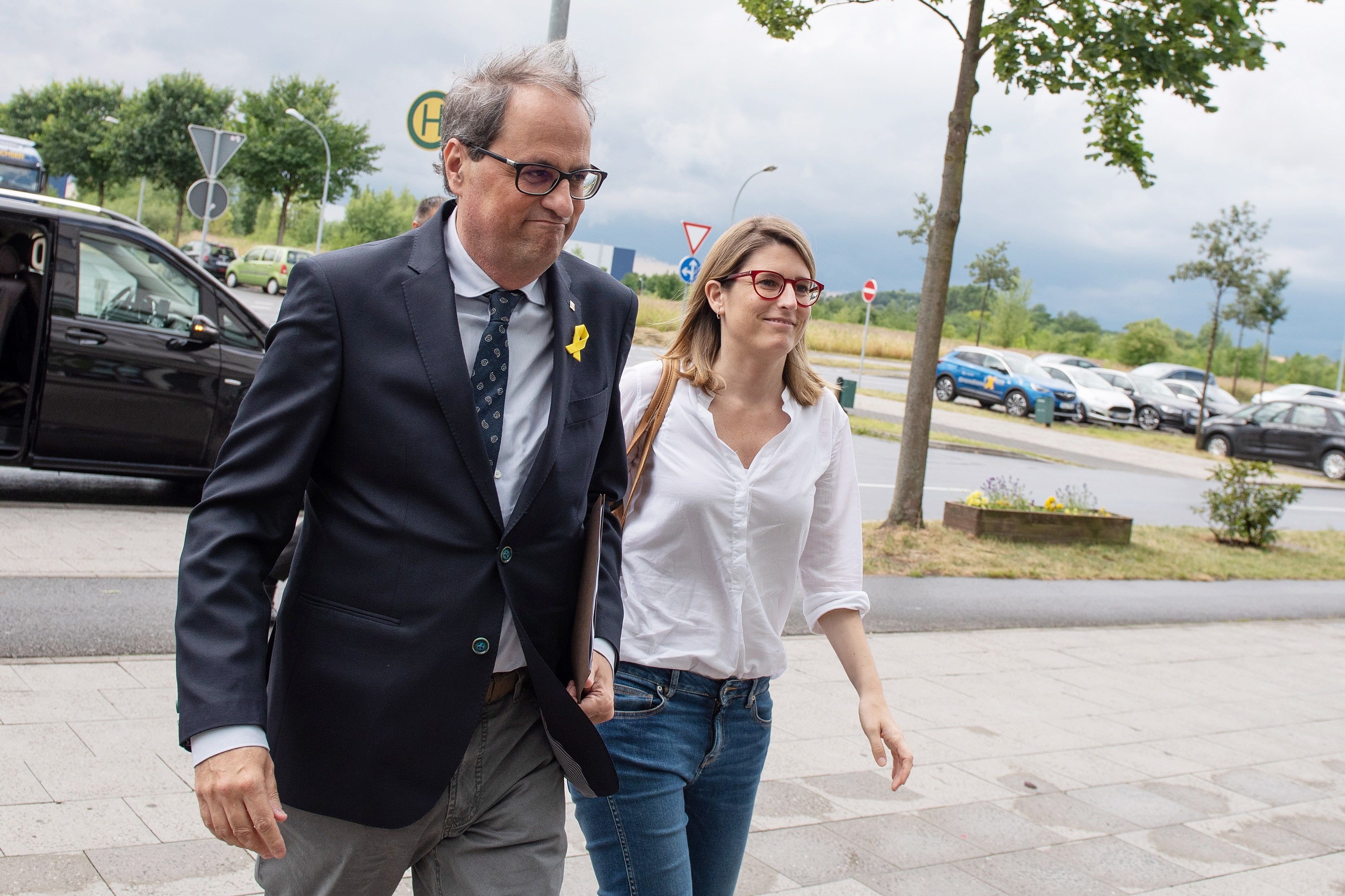 Quim Torra planta al rey Felipe VI en la inauguración de los Juegos del Mediterraneo en Tarragona