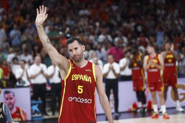 Rudy Fernandez comiat bàsquet / Foto: EFE Rudy Fernandez comiat bàsquet / Foto: EFE