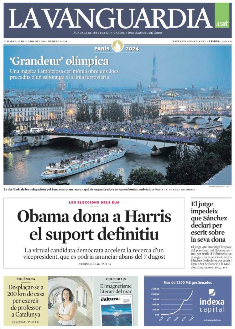 'La Vanguardia' 27 CAT 'La Vanguardia' 27 CAT