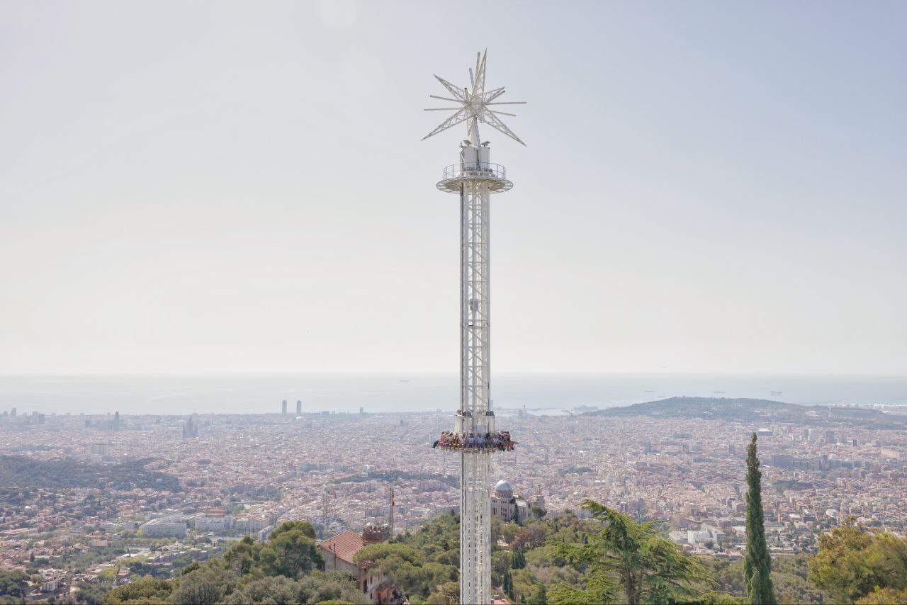 Merlí, la nova estrella del Tibidabo: una atracció de 50 metres de caiguda lliure