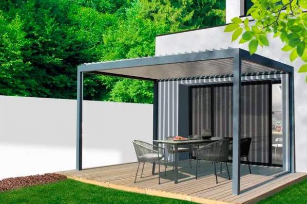 Pérgola de aluminio bioclimática Caleta1 Pérgola de aluminio bioclimática Caleta1