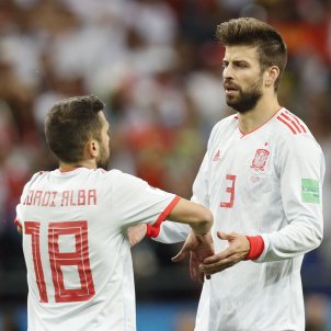 Jordi Alba Gerard Piqué Mundial Rússia EFE Jordi Alba Gerard Piqué Mundial Rússia EFE