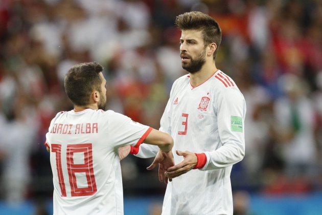 Jordi Alba Gerard Piqué Mundial Rússia EFE