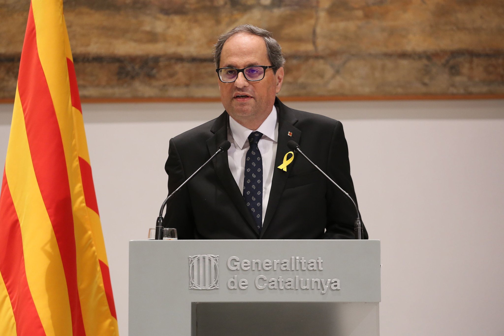 Torra consuma la ruptura de la Generalitat amb la monarquia espanyola