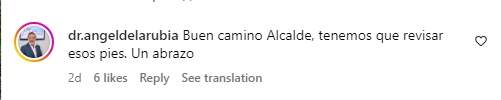 Comentario podóleg Instagram Comentario podóleg Instagram