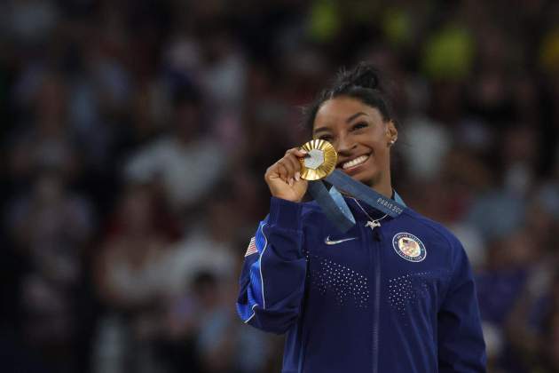 Simone Biles oro París 2024 / Foto: EFE Simone Biles oro París 2024 / Foto: EFE