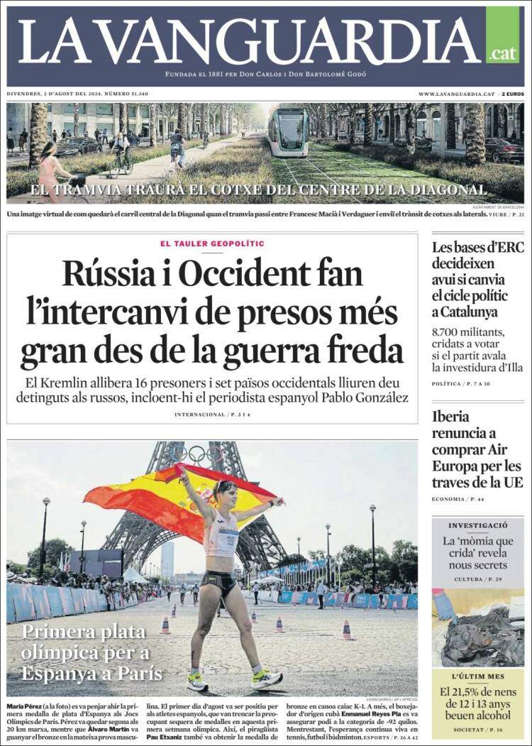 'La Vanguardia' 2 CAT 'La Vanguardia' 2 CAT