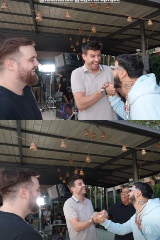 Gerard Piqué y Anuel AA Instagram Gerard Piqué y Anuel AA Instagram
