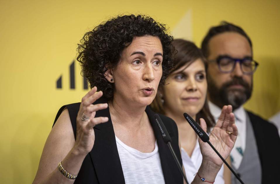 Marta Rovira, rueda prensa votacio militancia ERC acuerdo PSC investir a Salvador Illa / Montse Giralt Marta Rovira, rueda prensa votacio militancia ERC acuerdo PSC investir a Salvador Illa / Montse Giralt