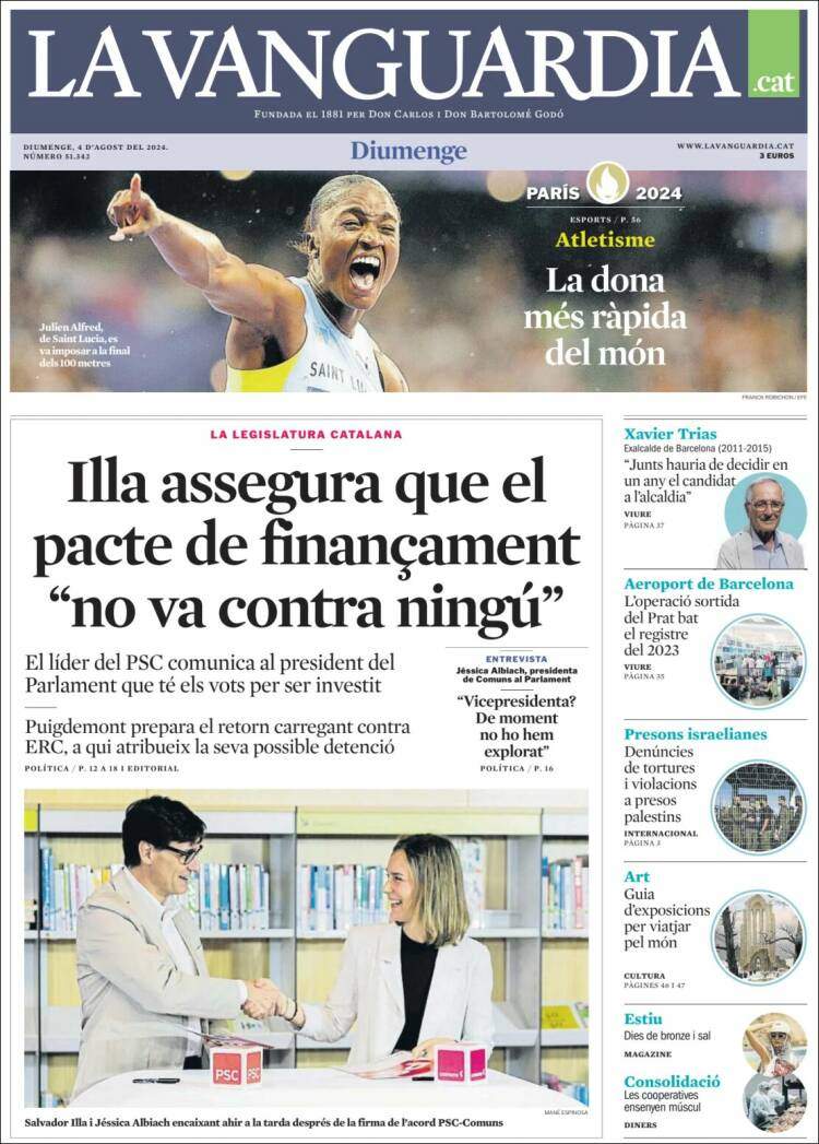 'La Vanguardia' 4 'La Vanguardia' 4