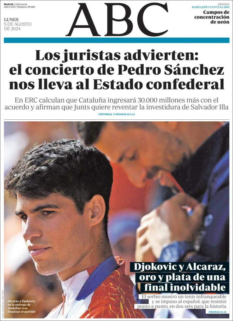 Portada 'ABC' Portada 'ABC'