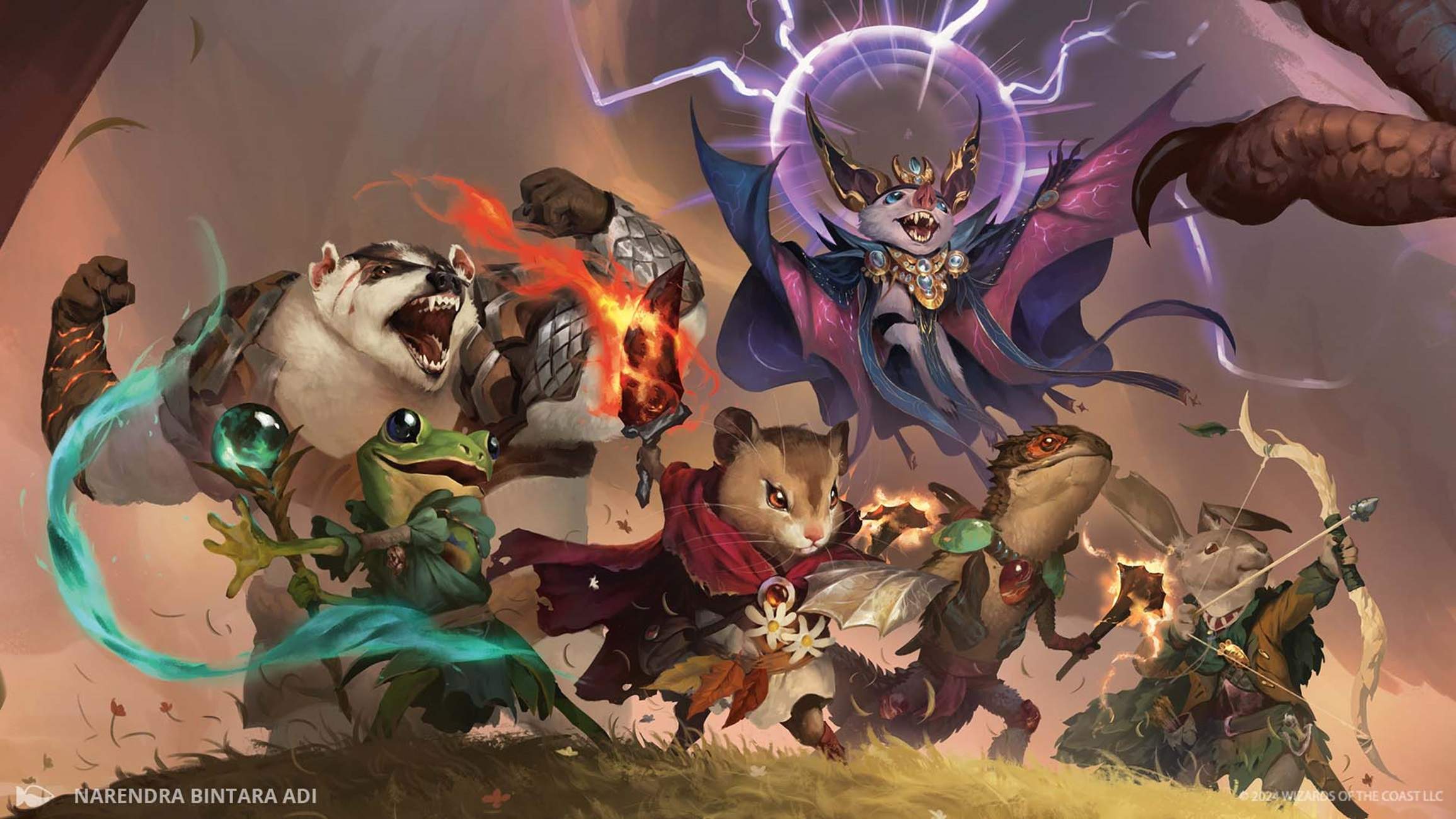 El reino animal protagoniza la fascinante y colorida nueva colección de Magic, 'Bloomburrow'