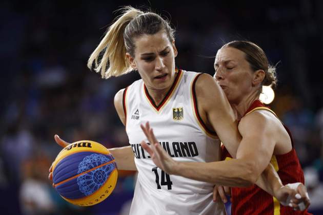 Final de basquet 3x3 entre Espanya i Alemanya als Jocs Olimpics / Foto: EFE Final de basquet 3x3 entre Espanya i Alemanya als Jocs Olimpics / Foto: EFE