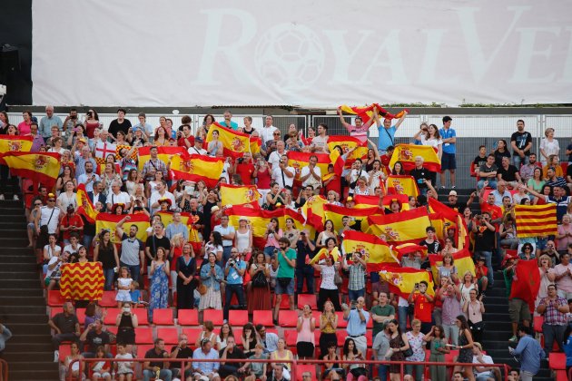 Banderes espanyoles Jocs del Mediterrani Sergi Alcazar