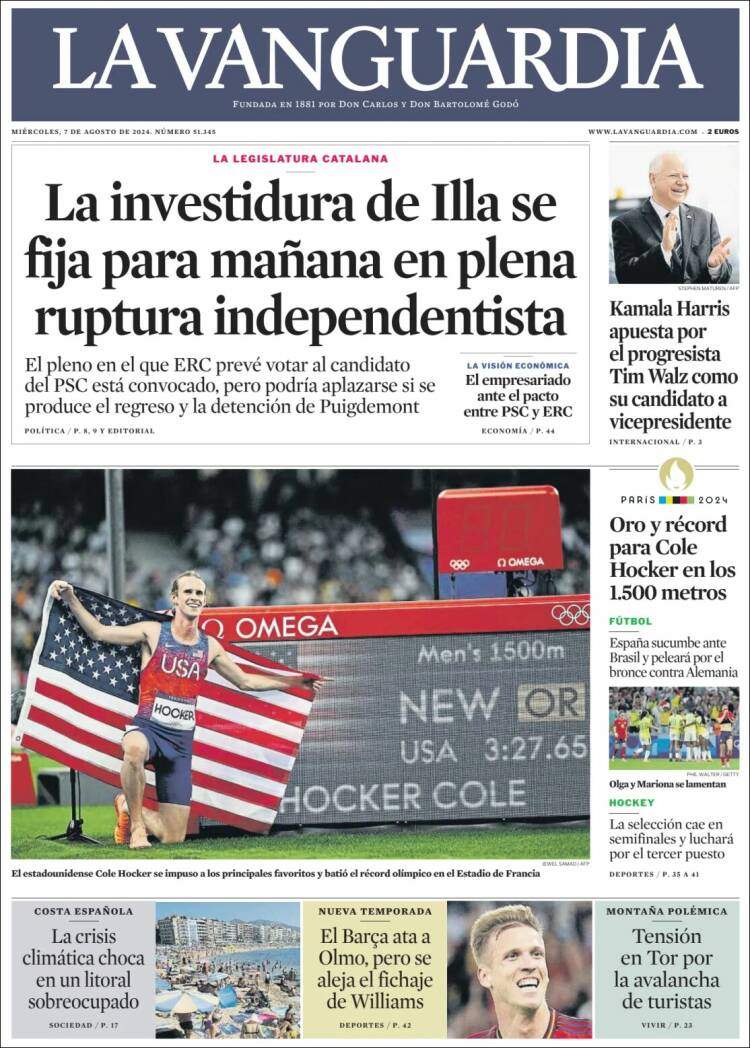 'La Vanguardia' 7 CAS 'La Vanguardia' 7 CAS