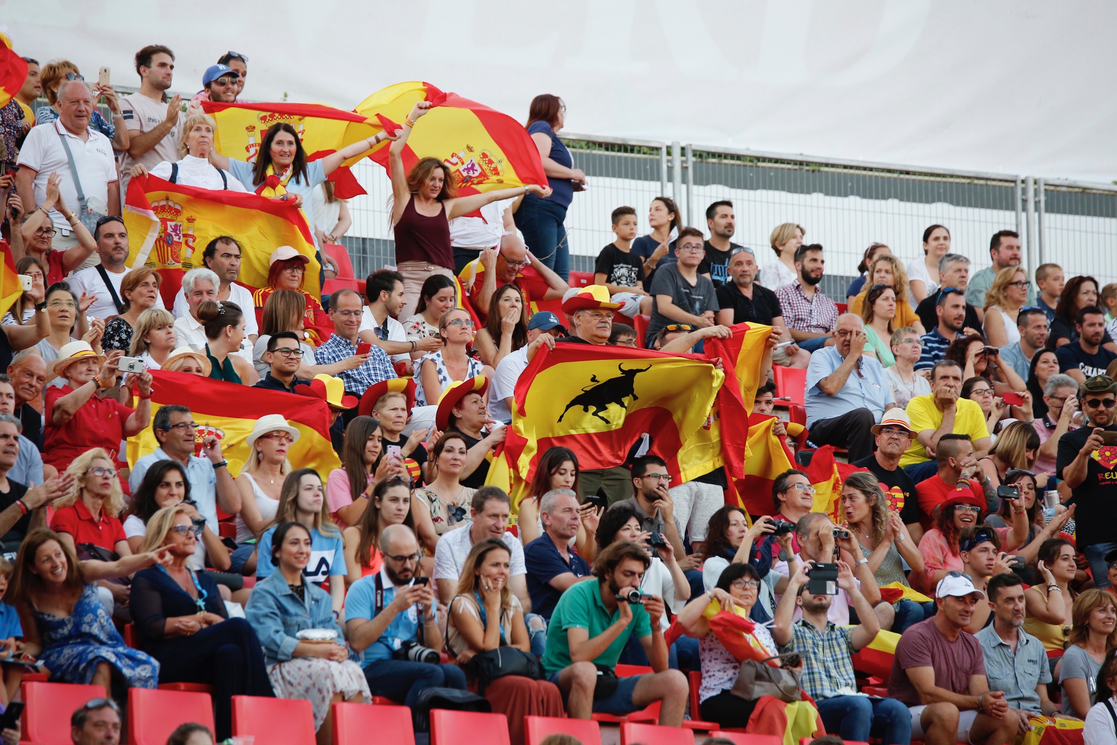 La presència espanyolista als Jocs Mediterranis encén la xarxa