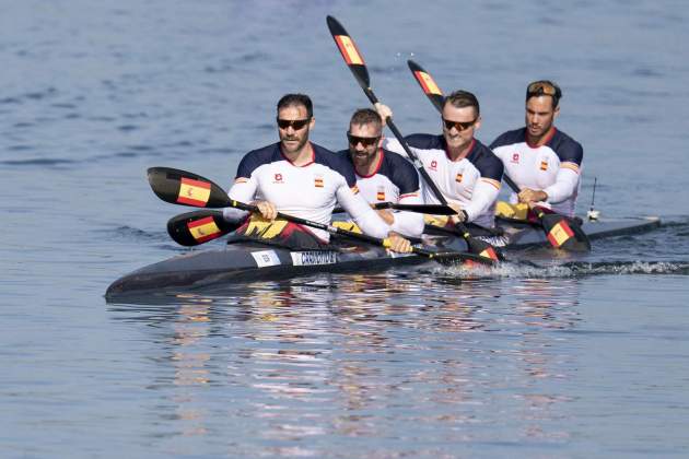 El equipo de k 4 masculino de pragüisme a los Juegos Olímpicos de París / Foto: EFE El equipo de k 4 masculino de pragüisme a los Juegos Olímpicos de París / Foto: EFE