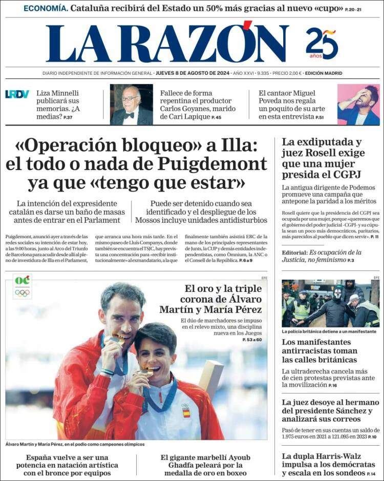 'La Razón' 8 'La Razón' 8