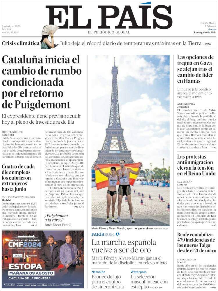 'El País' 8 'El País' 8