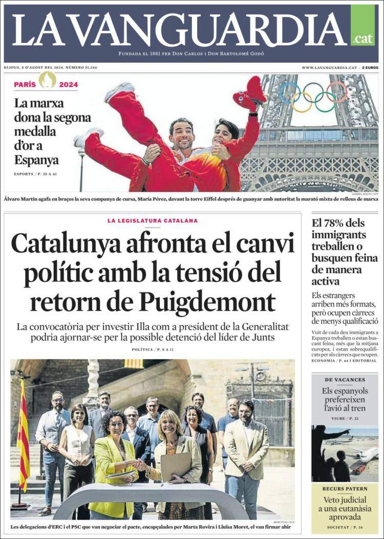 'La Vanguardia' 8 'La Vanguardia' 8