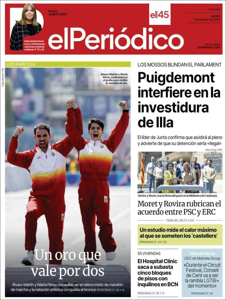 'El Periódico' 8 CAST 'El Periódico' 8 CAST