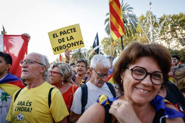 Ambient al voltant de l'acte de retorn de Carles Puigdemont. Carlos Baglietto Ambient al voltant de l'acte de retorn de Carles Puigdemont. Carlos Baglietto
